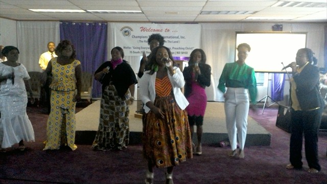 Min. Bernice Blackie Ministering