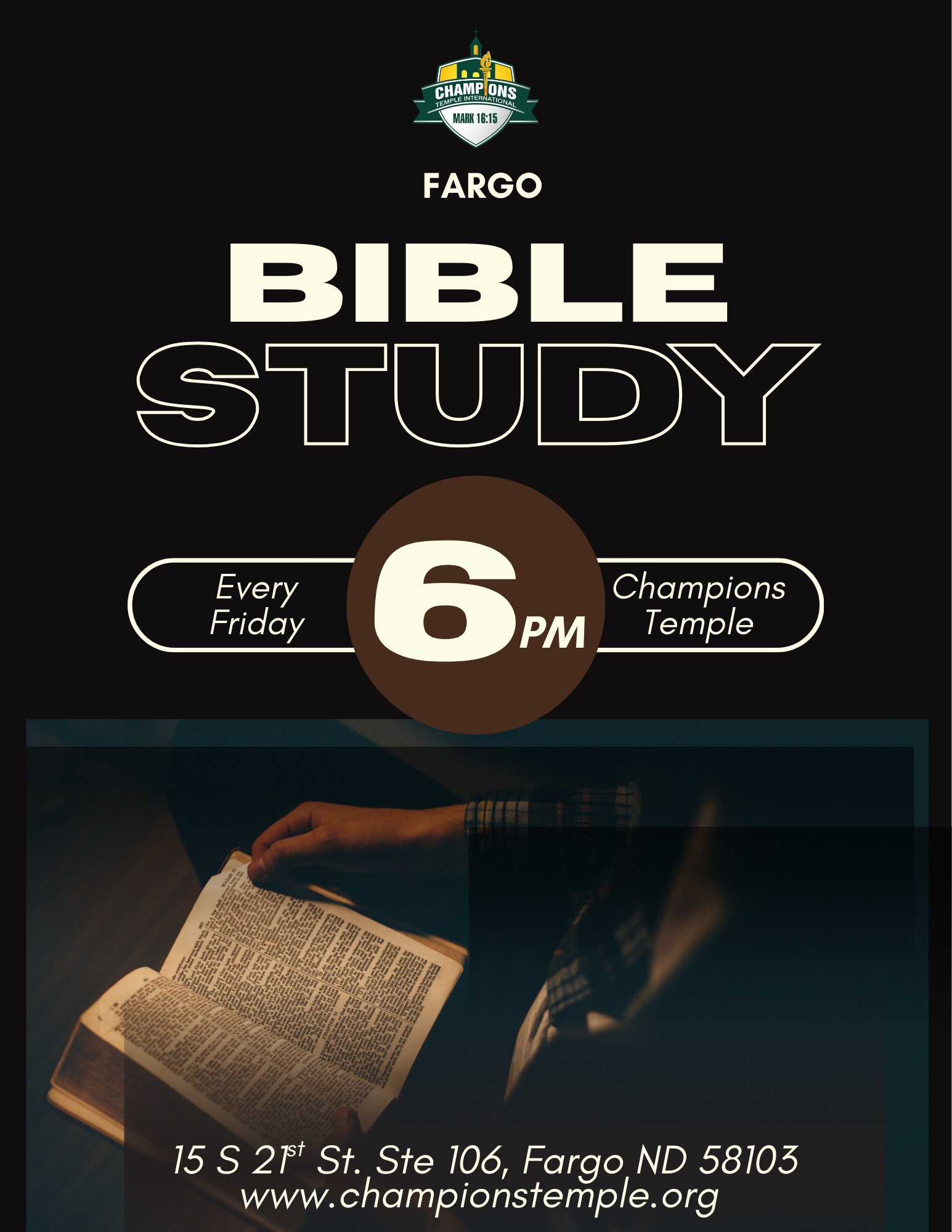 Bible Study flyer